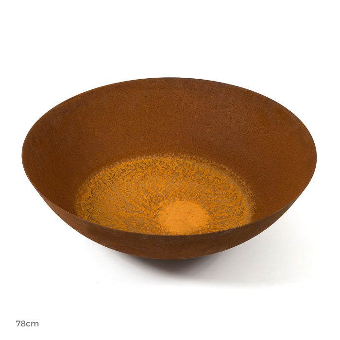 Fire Pit Wok Planter Rust Fire Pit