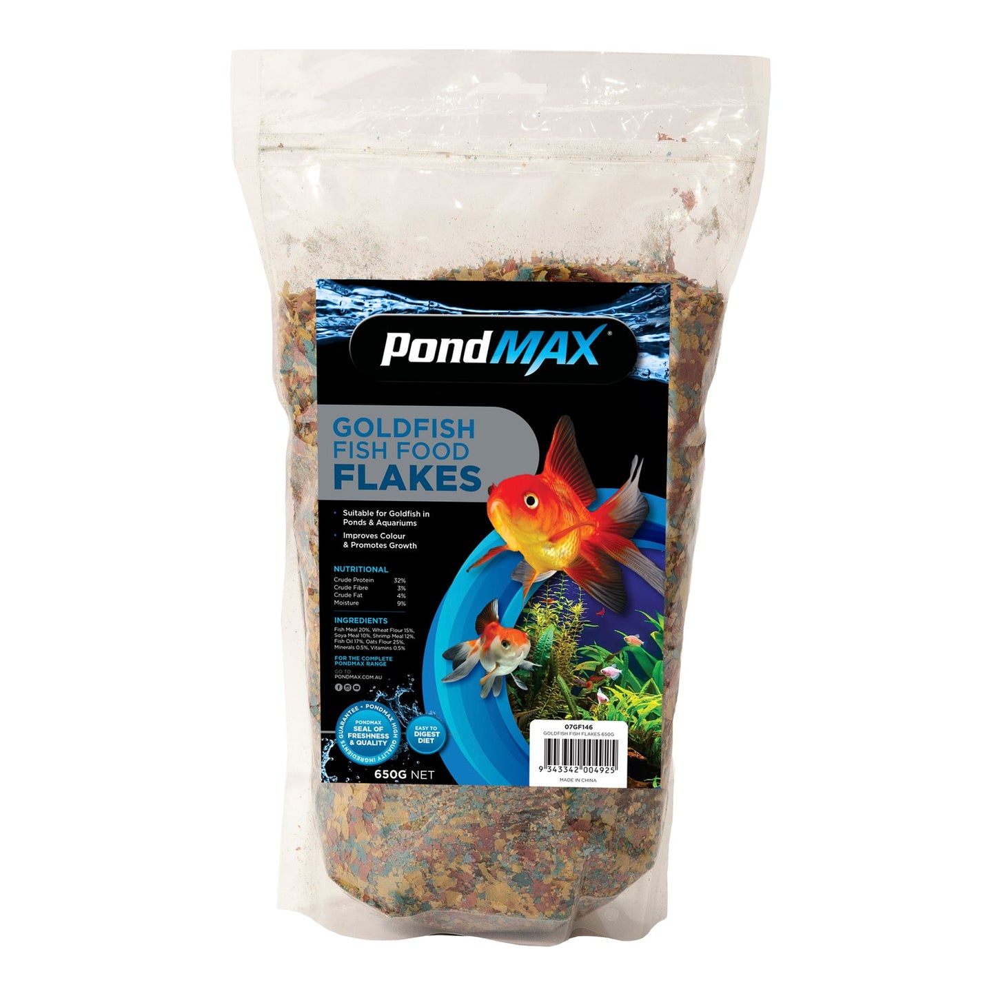 PondMAX Goldfish Fishfood Flakes Goldfish/Koi Food
