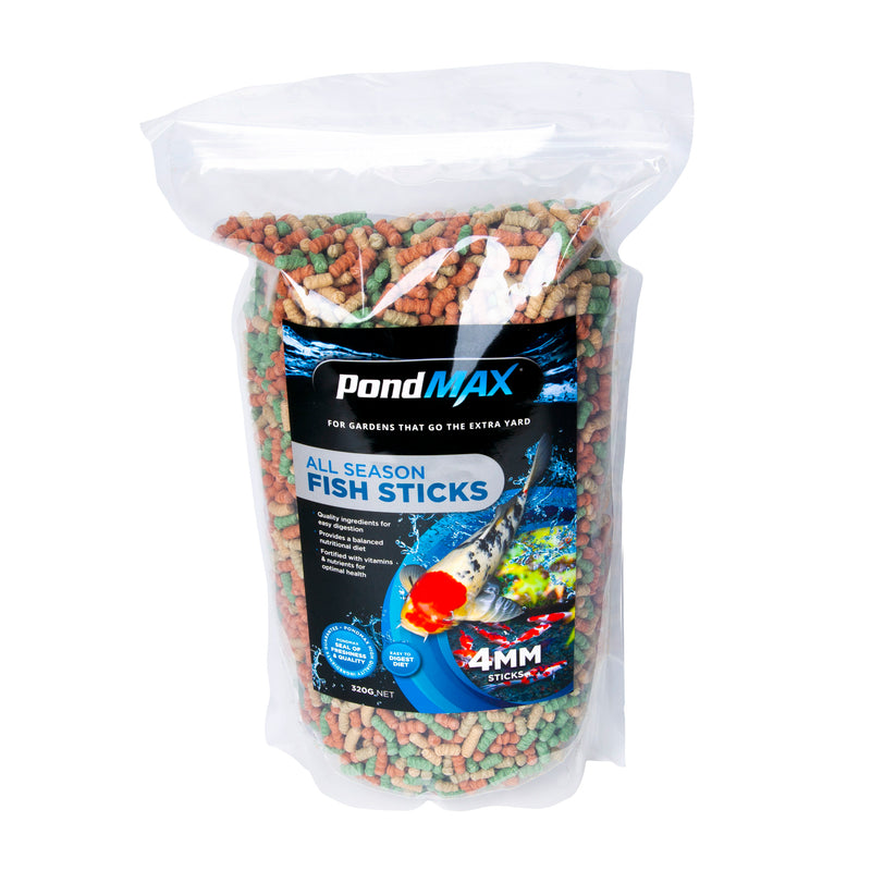 PondMAX All Season Fish Sticks 320g Goldfish/Koi Food