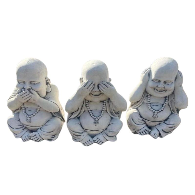 No Evil Buddhas (3 Set) Statue