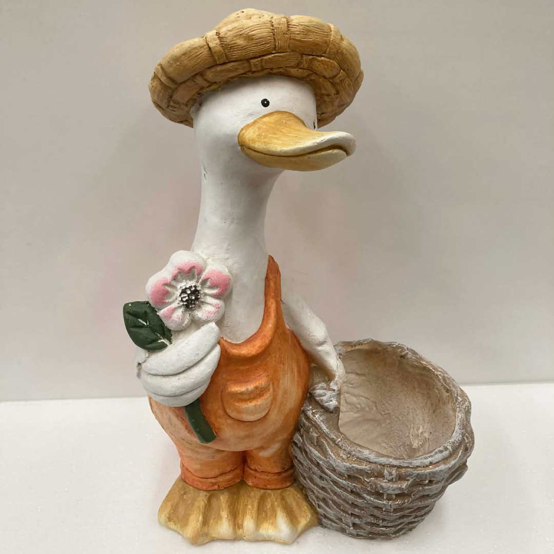 Harvest Duck Planter Pot