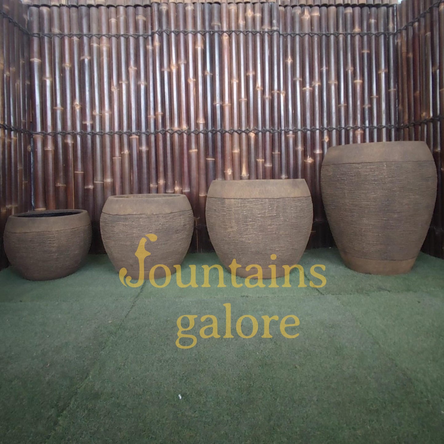 Medium Concrete Gentong Pots