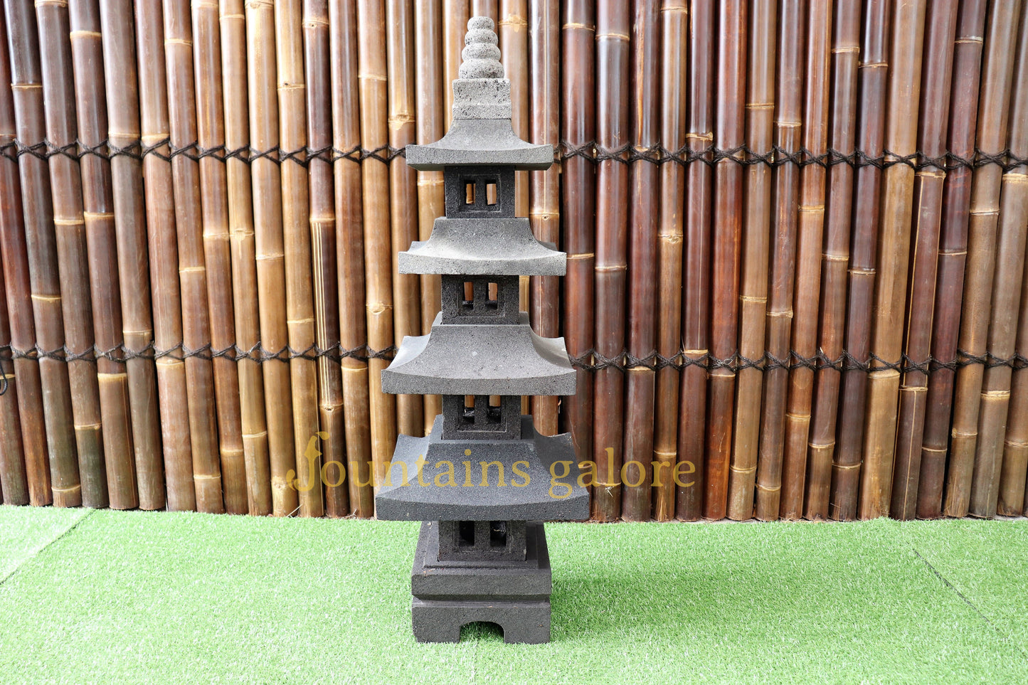 Lava Stone Lantern (62cm to 155cm) Statue Large (110cm) 