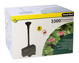 Pondmaster 3300 Fountain Pump 2800LH 2.5m Mh H Pump