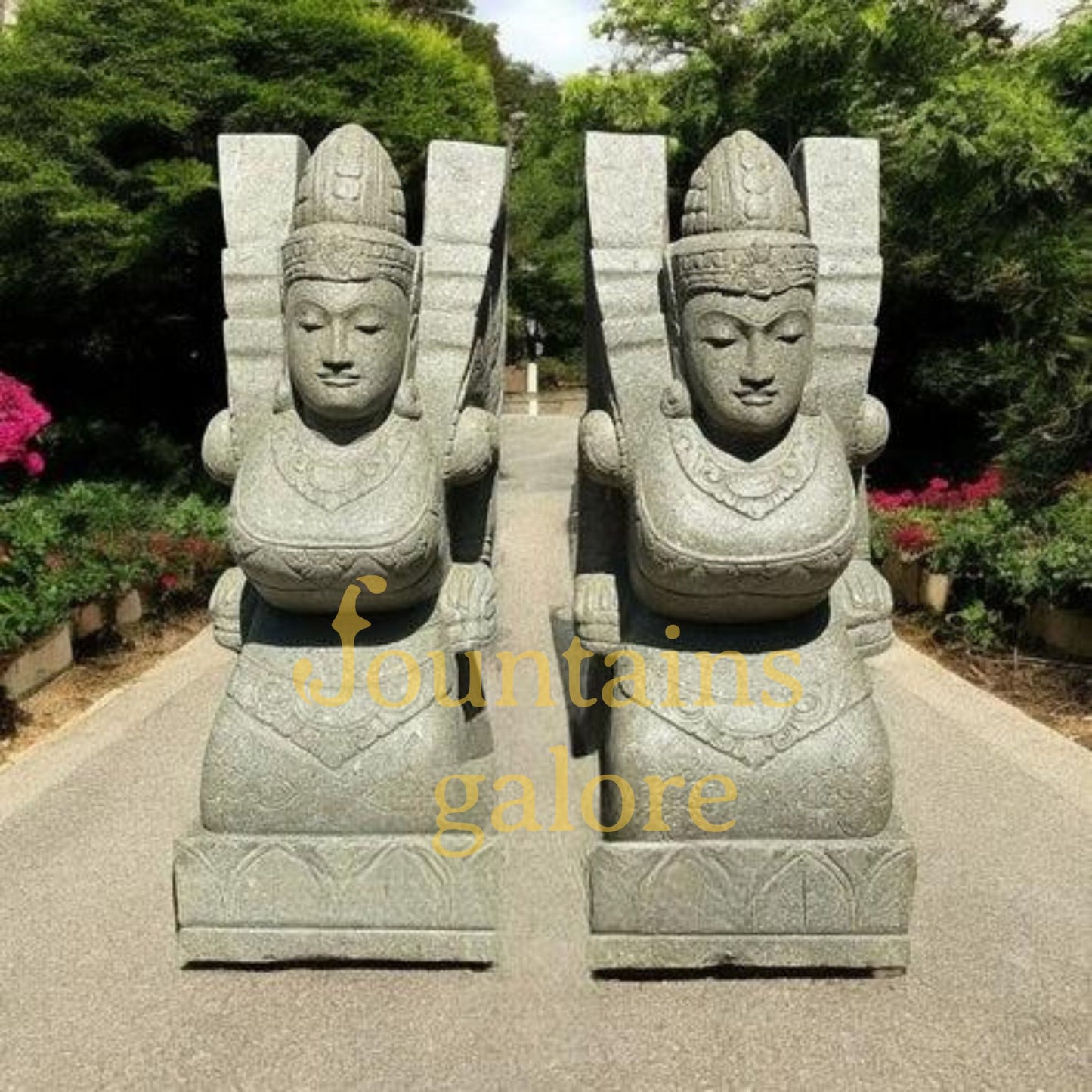 Bali Angel Pair Statue
