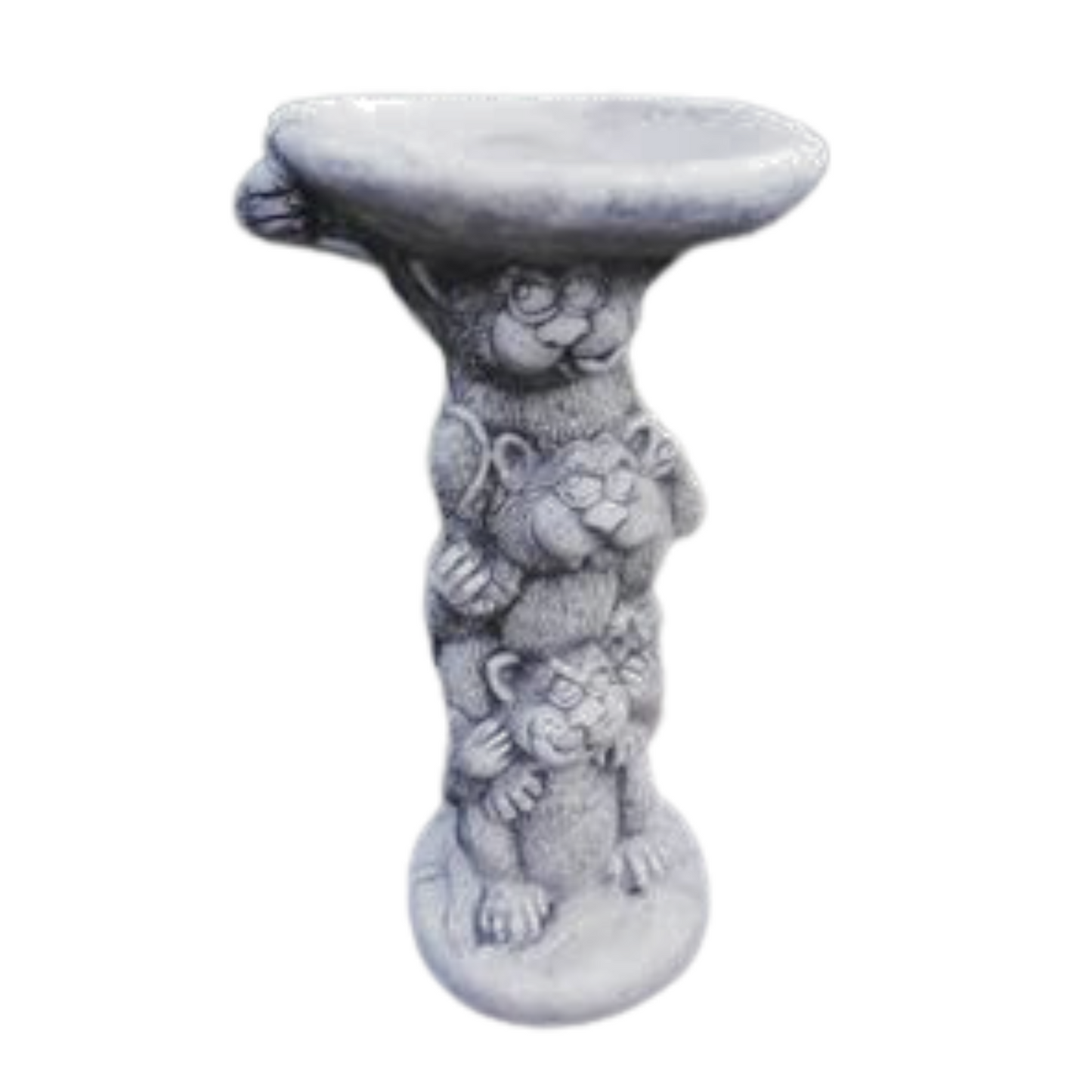 3 Cat Birdbath Bird Bath