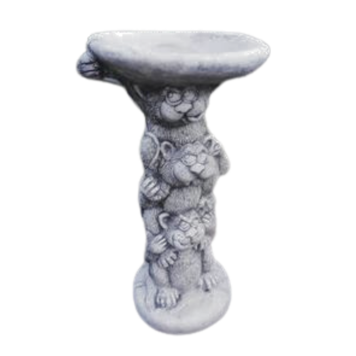 3 Cat Birdbath Bird Bath  