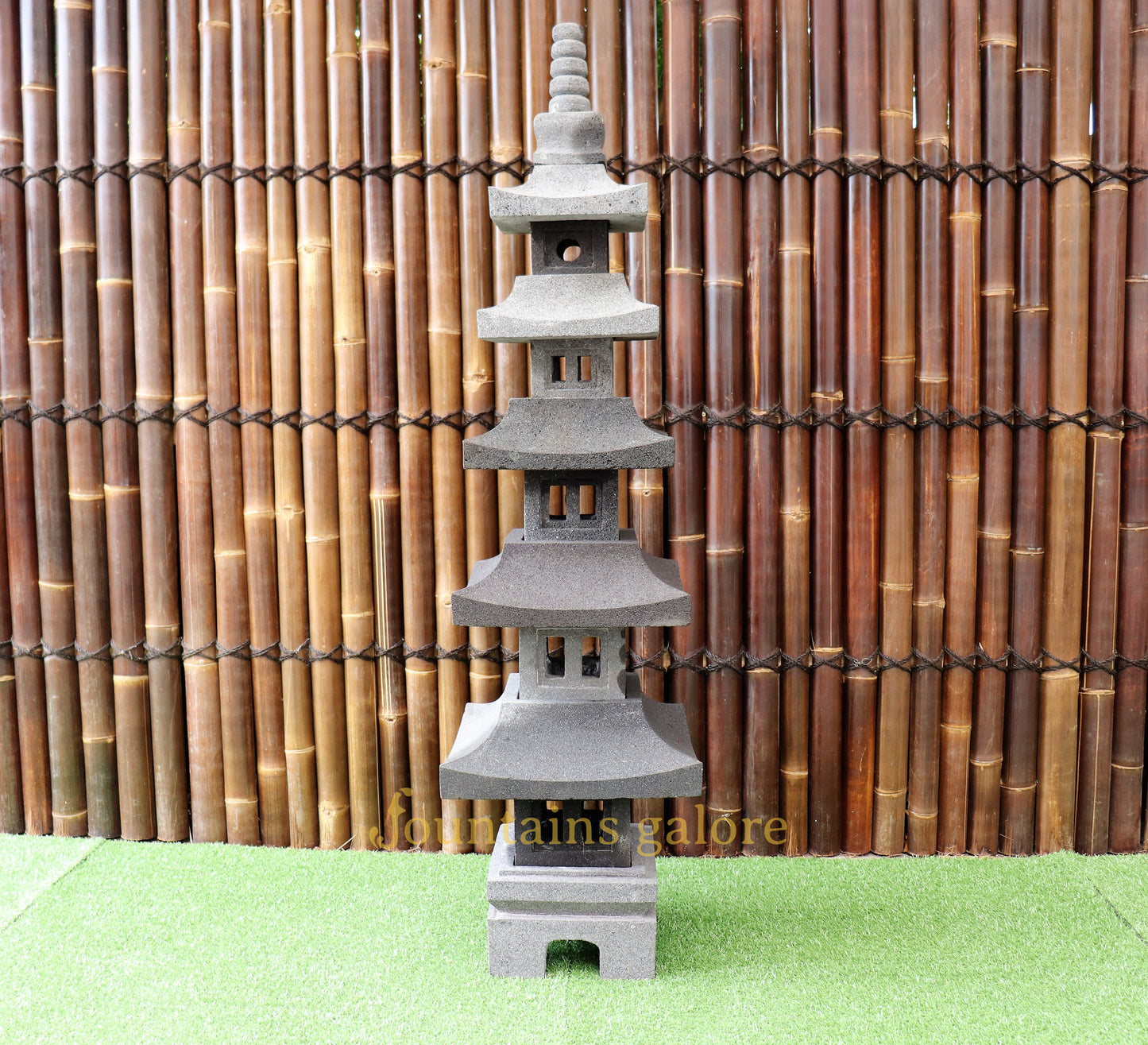 Lava Stone Lantern (62cm to 155cm) Statue Extra Large (155cm) 