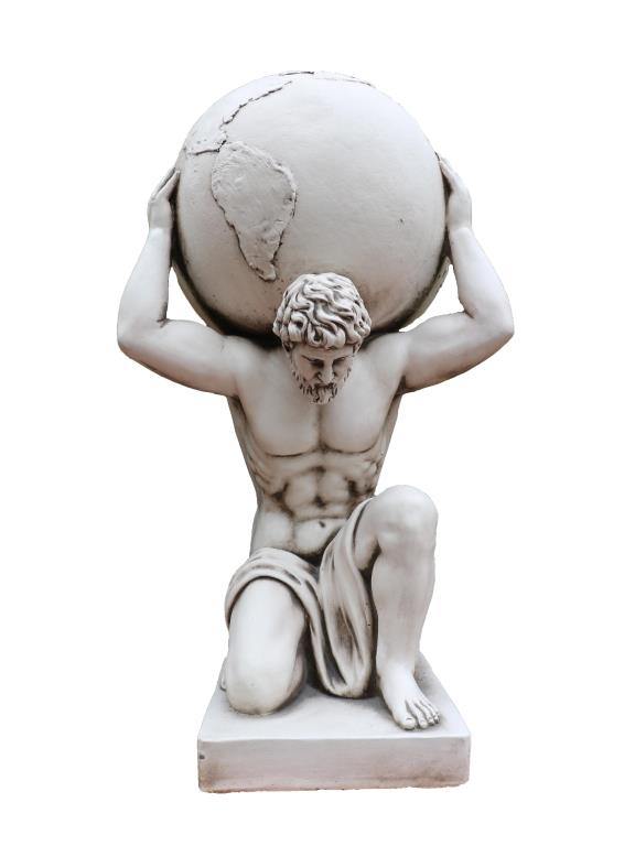 Atlas Holding the World Statue