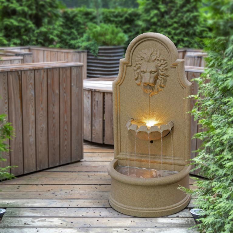 Fountain - Leonis - PE - with lights Water Feature Fountain