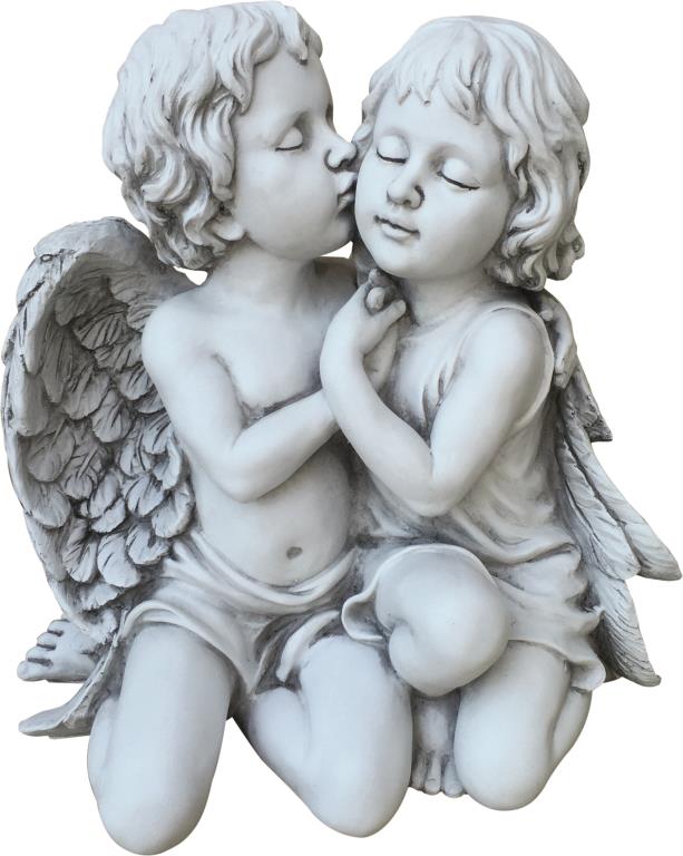Figurine - Kissing Angels Statue
