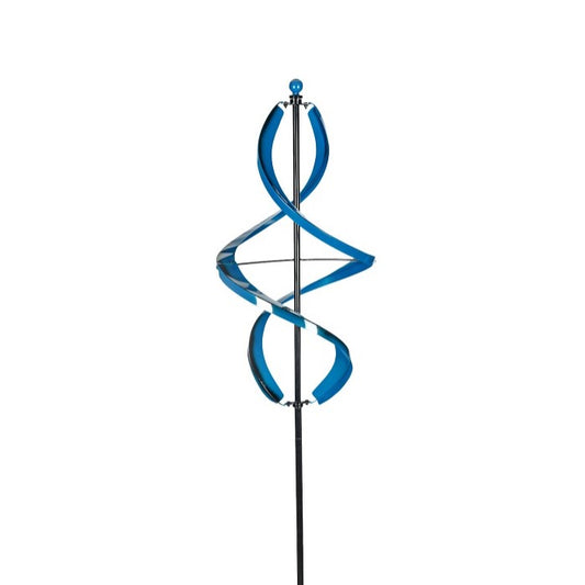 Wind Spinner Helix Blue Decor