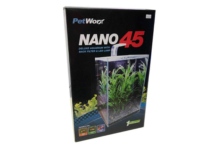 Pet Worx Nano 45 Aquarium 40Lt Aquarium & Fish Tank