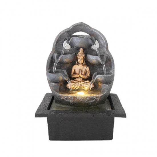 30CM BUDDHA FOUNTAIN WITH LED Water Feature