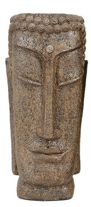 Small Magnesia Buddha Planter Statue Bronze 