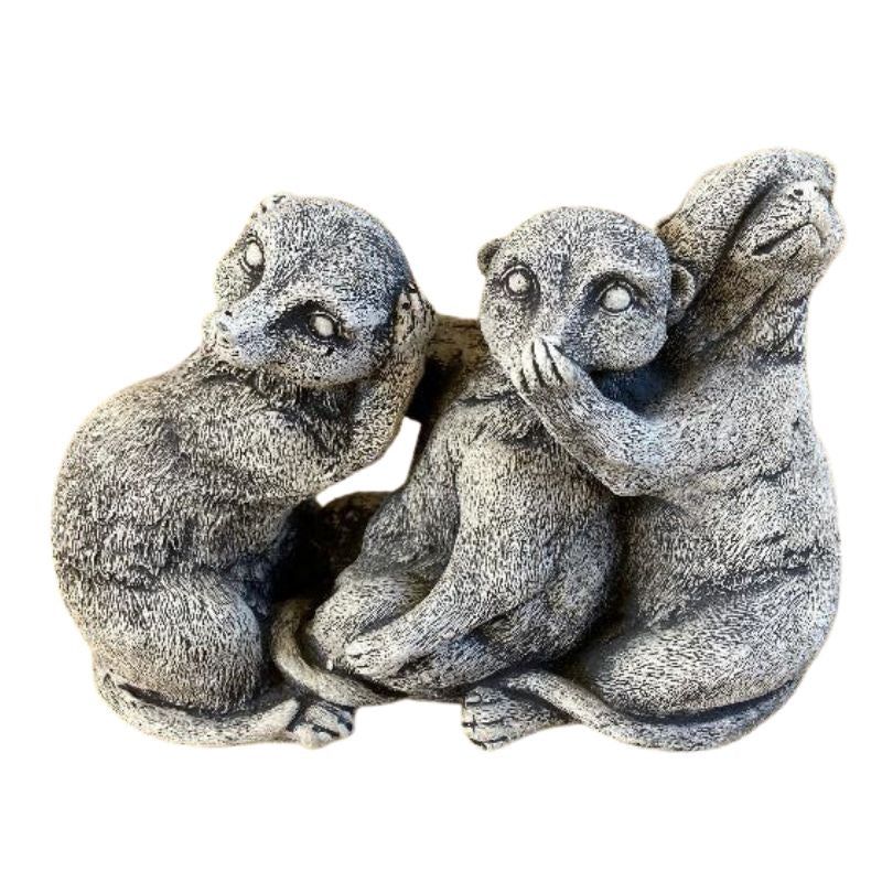 No Evil Meerkats Statue