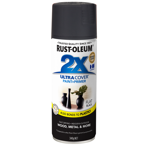 Rust-Oleum 2x Ultra Cover Flat Black Miscellaneous