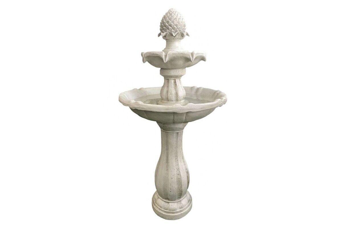 Bird Bath 3 Tier Solar Water Feature Ivory Water Feature