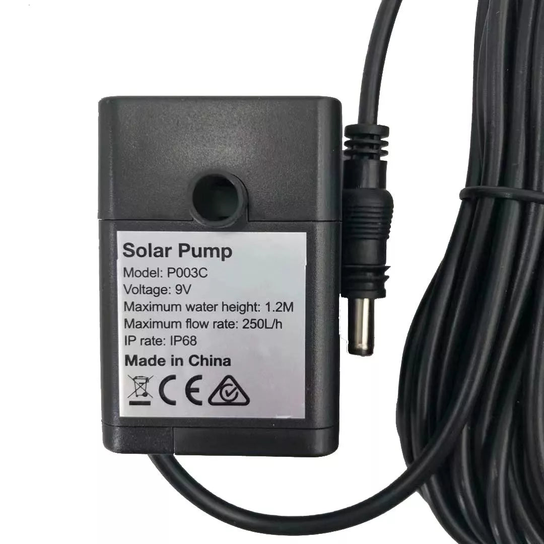 3 Tier Bowls Solar Fountain Water Feature