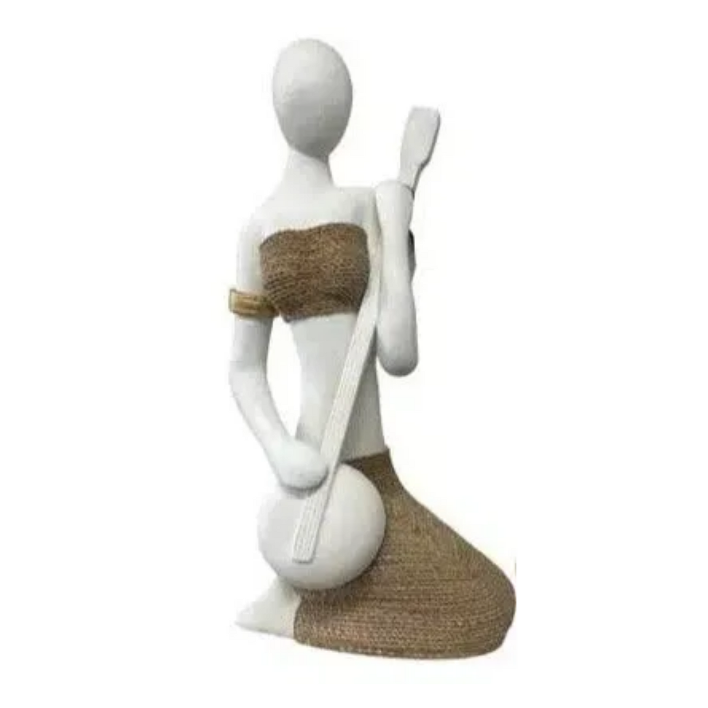 Haniwa lute/guitar Statue  