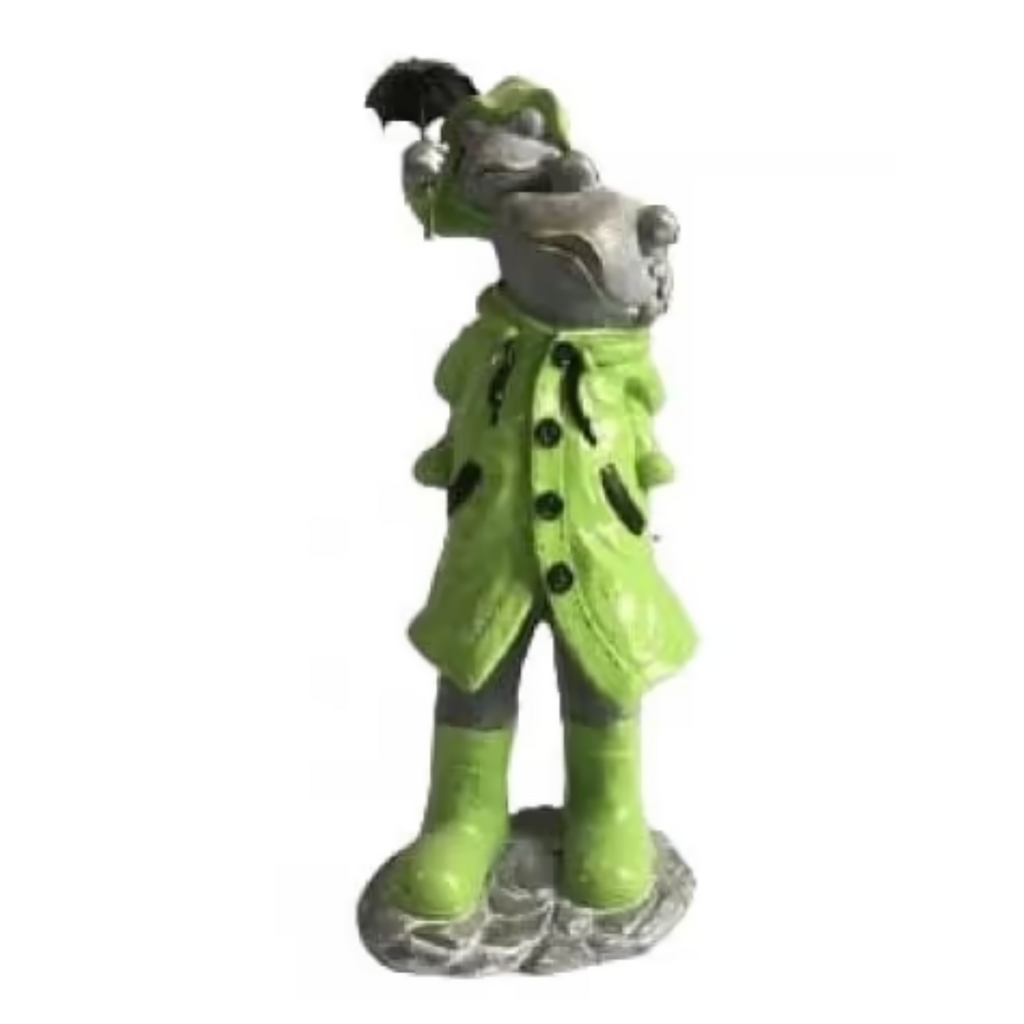 Quirky Frog with Baby Statue Statue