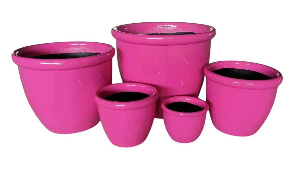 352 Decor Gloss Pot Pot Pink 60x51