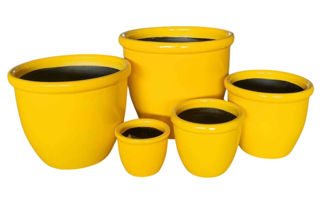 352 Decor Gloss Pot Pot Yellow 60x51