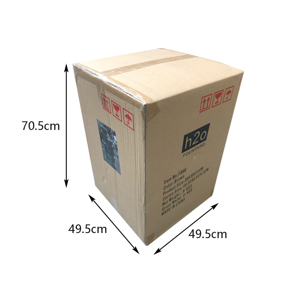 4 Tier Cascading Bowls Solar Fountain Water Feature