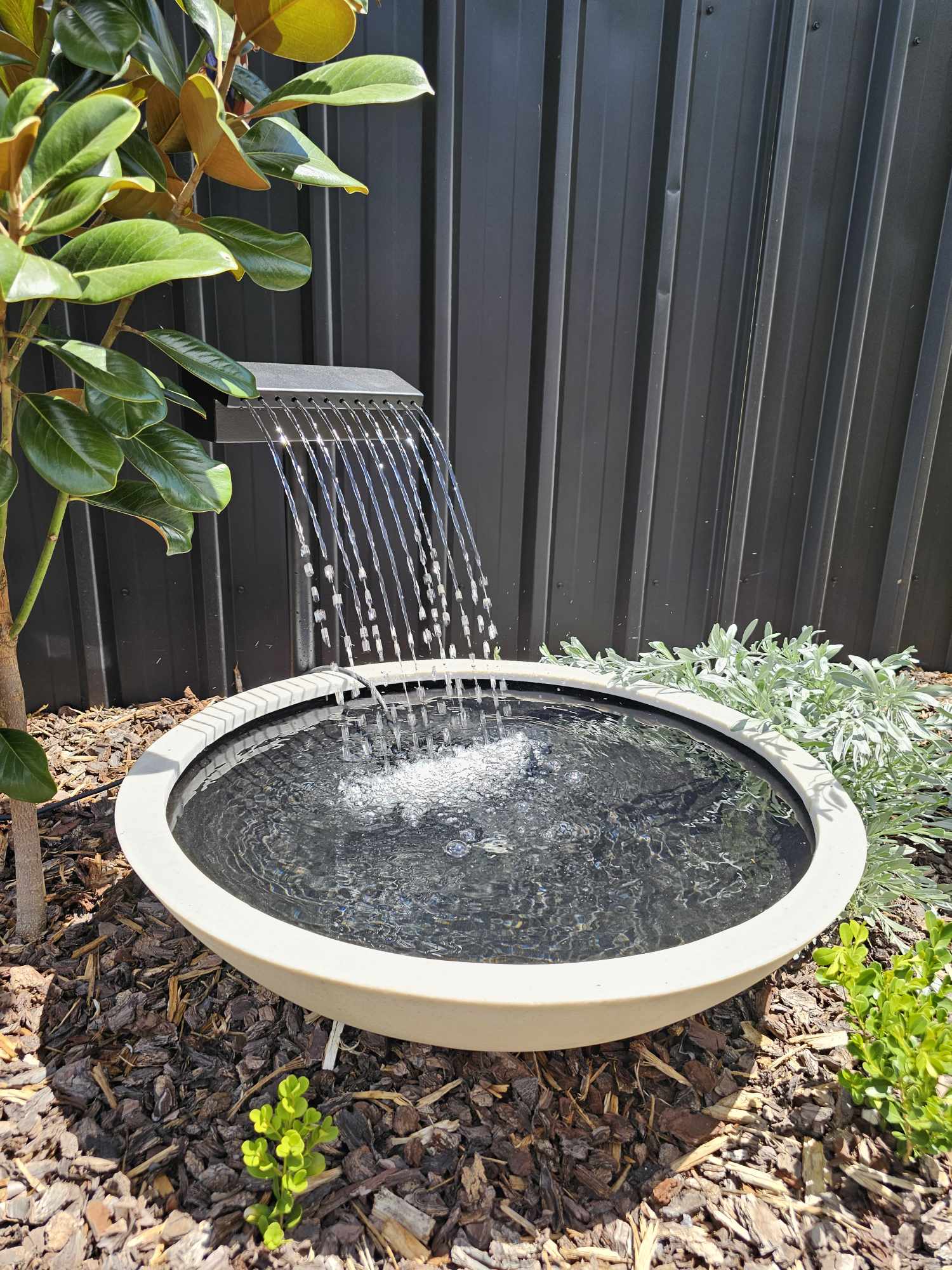 Kai "RAIN DROP" Water Feature with Urban Bowl Water Feature  