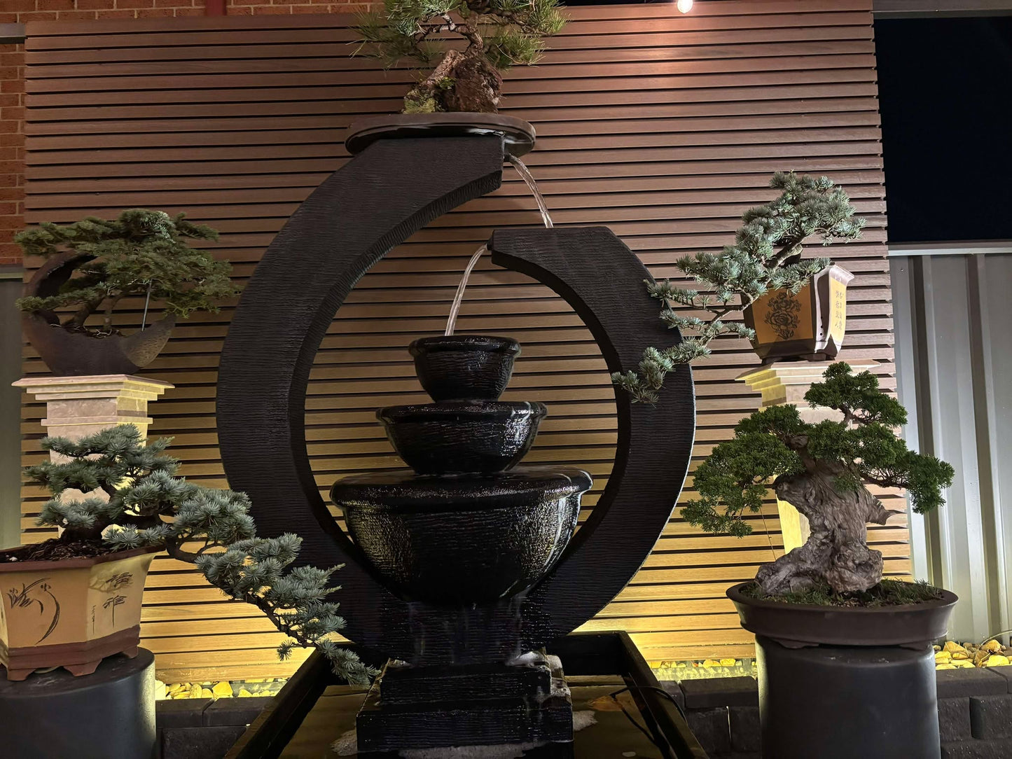 Eclipse Fountain (Original) – Large Water Feature Standard (240V) Charcoal