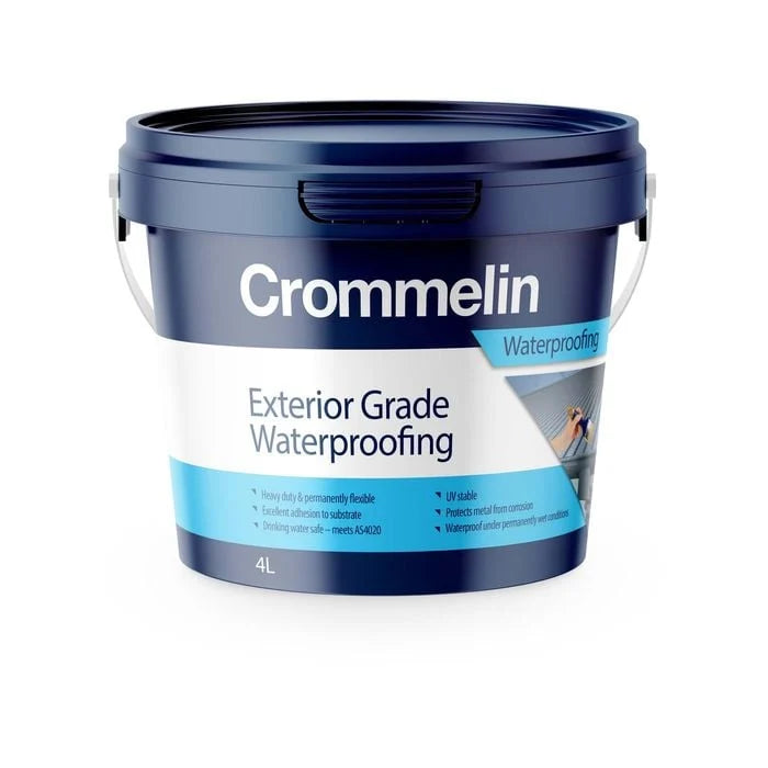 Crommelin Exterior Grade Brushable Waterproofer Pond 4L