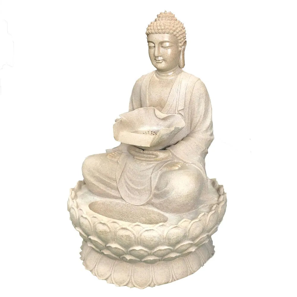 Large Meditating Buddha Water Fountain Water Feature Fountain