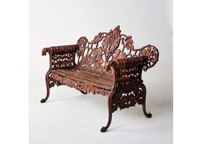 Dog Bench Decor Dog Bench (Rust)