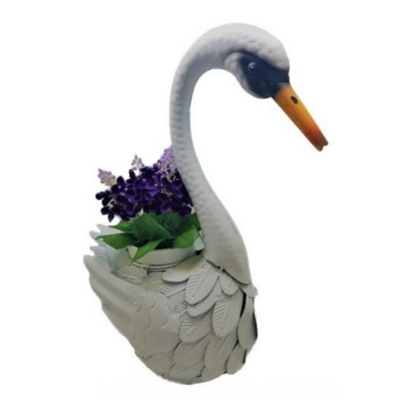 Sally the Swan Pot Holder Statue Statue  