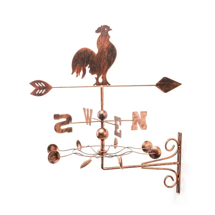 Fountains Galore Weathervane Wall Mount Bronze - Durable Metal Design, 45cm x 60cm x 70cm