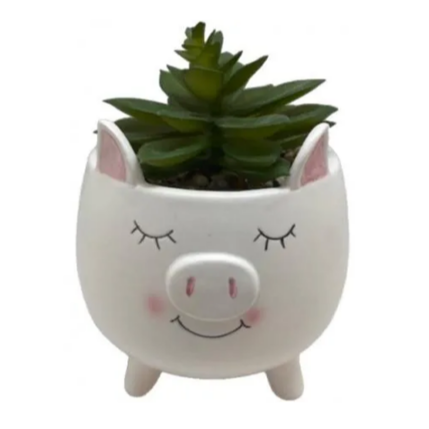 Peppa the Pig with Plant - Ceramic Statue Statue
