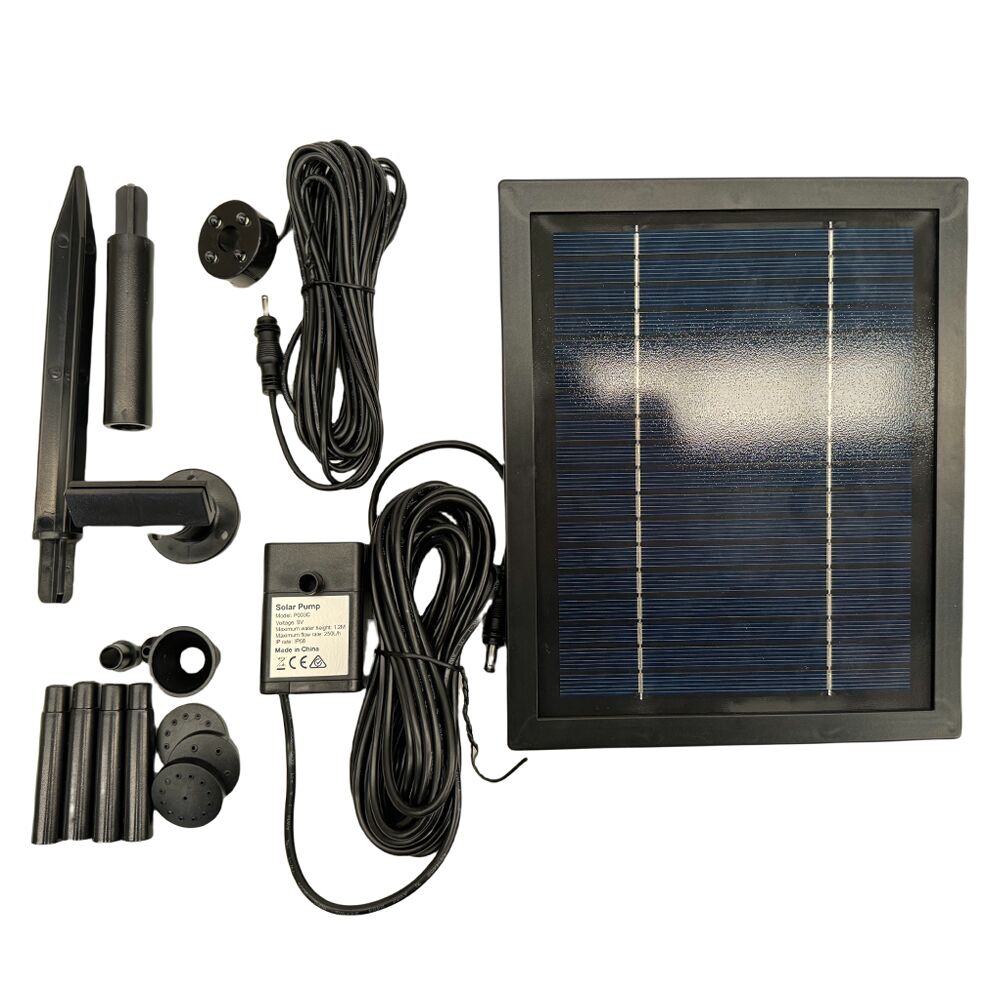 P003C 9V Solar Pump and Panel Water Feature