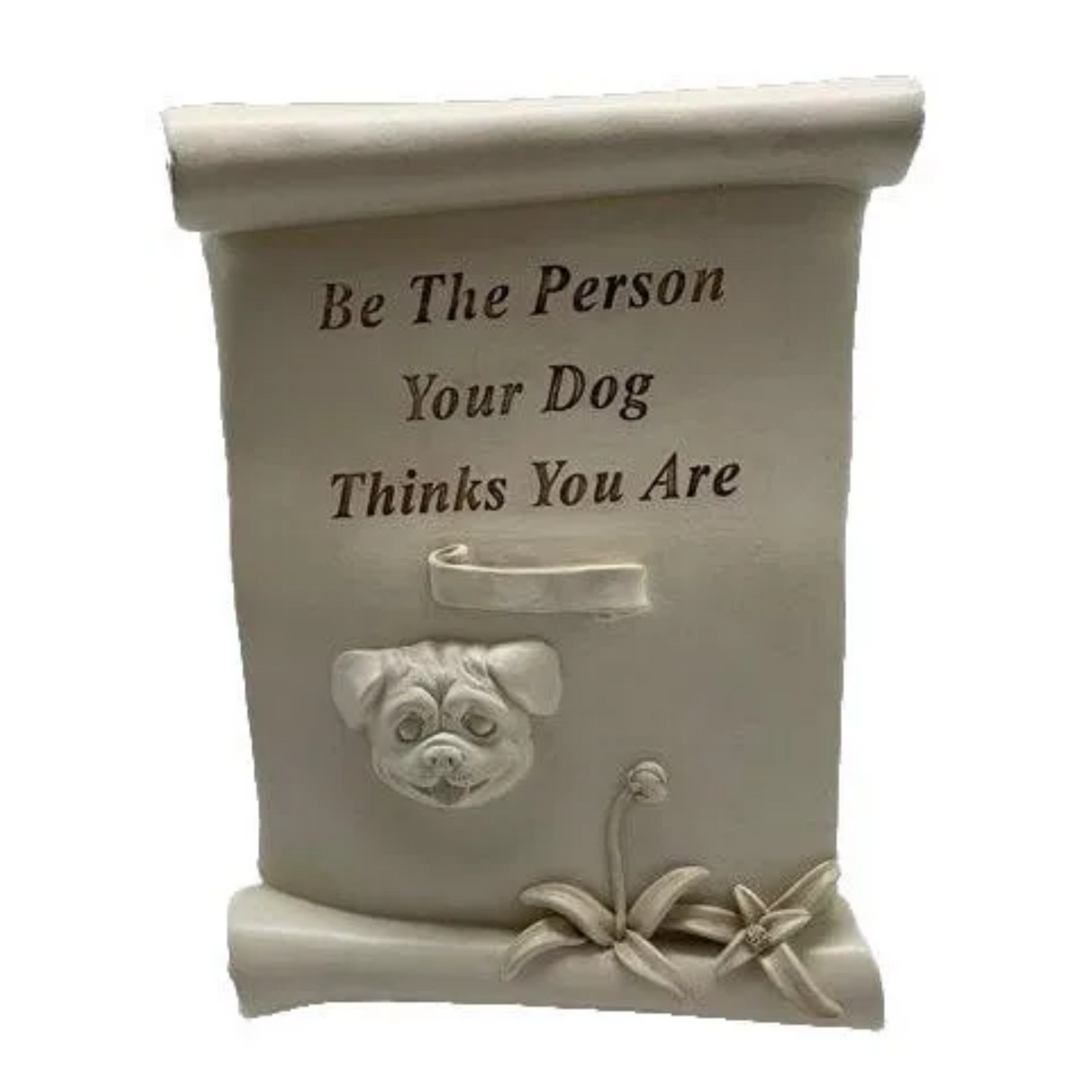 Pet Scroll Statue Statue