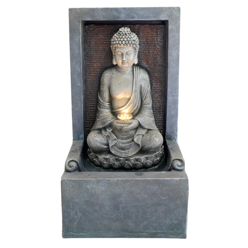 Alcove Buddha Fountain Water Feature