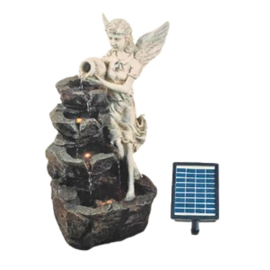 Aurora Fairy Solar Fountain Water Feature