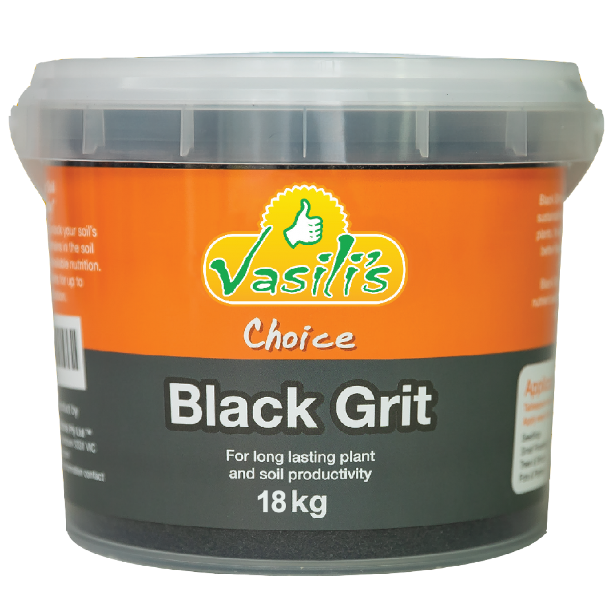 Vasili's Black Grit 18 kg Miscellaneous Vasili's