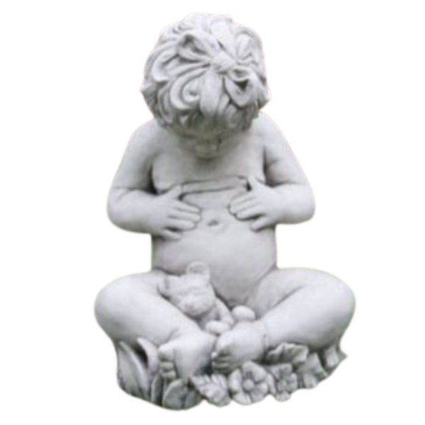 Boy with Teddy Statue Statue