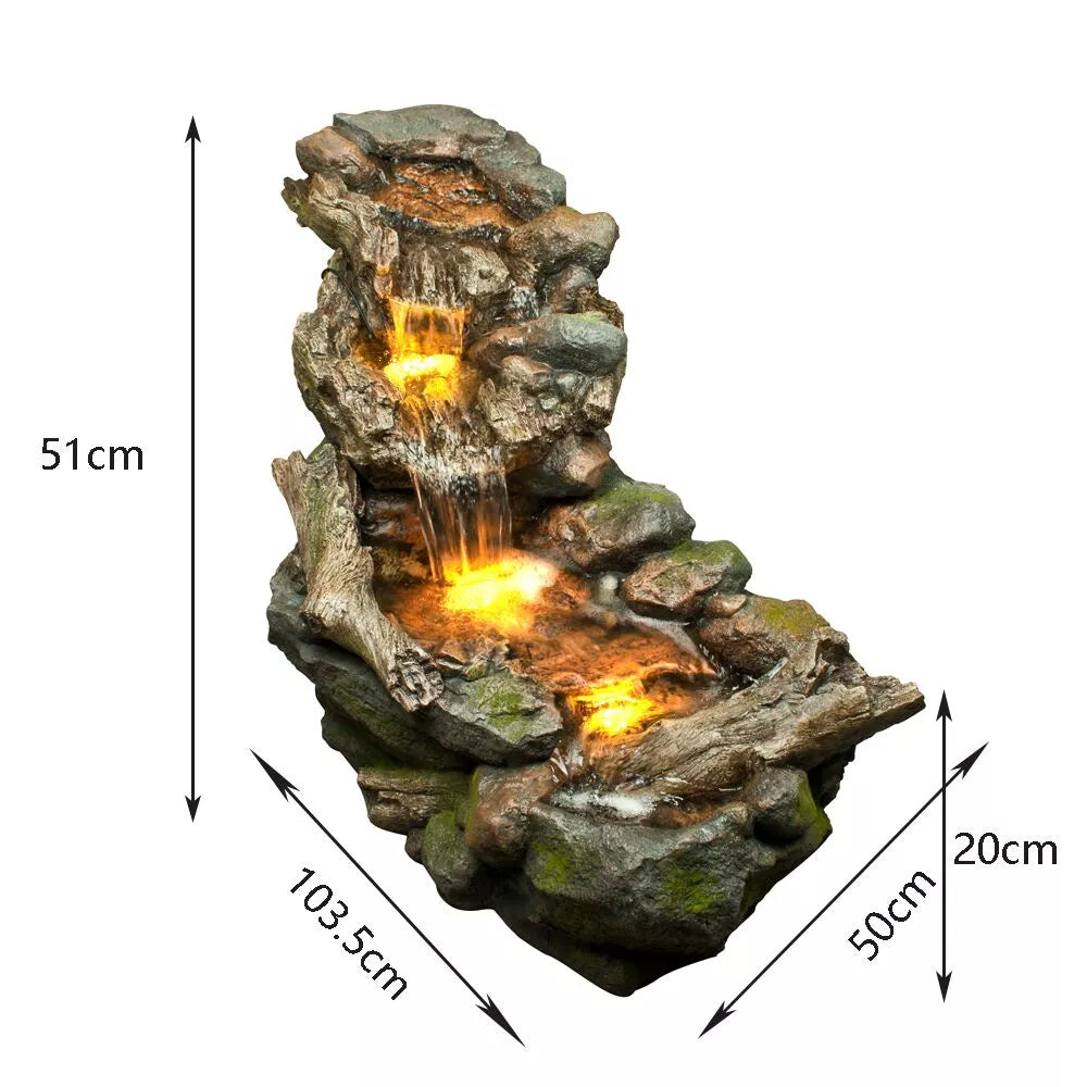Alaskan Stream Fountain Water Feature The Garden of Paradise
