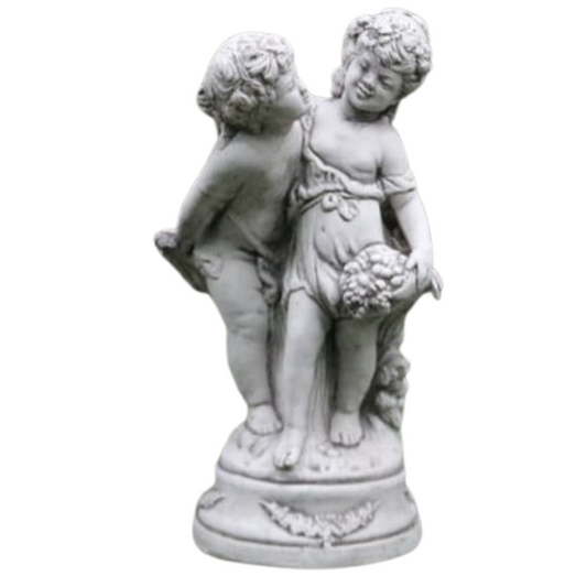 Children Embracing Statue Statue