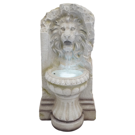 Classic Lion Fountain Water Feature  
