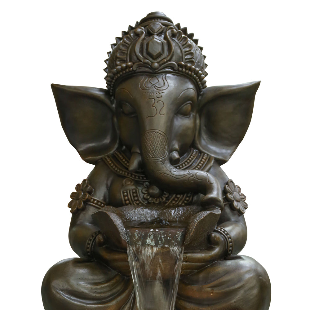 Large Ganesh Elephant Fountain Water Feature  