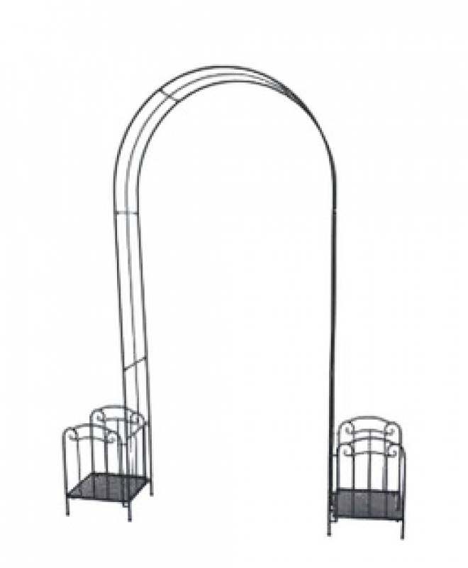 Sean Arch with Planters