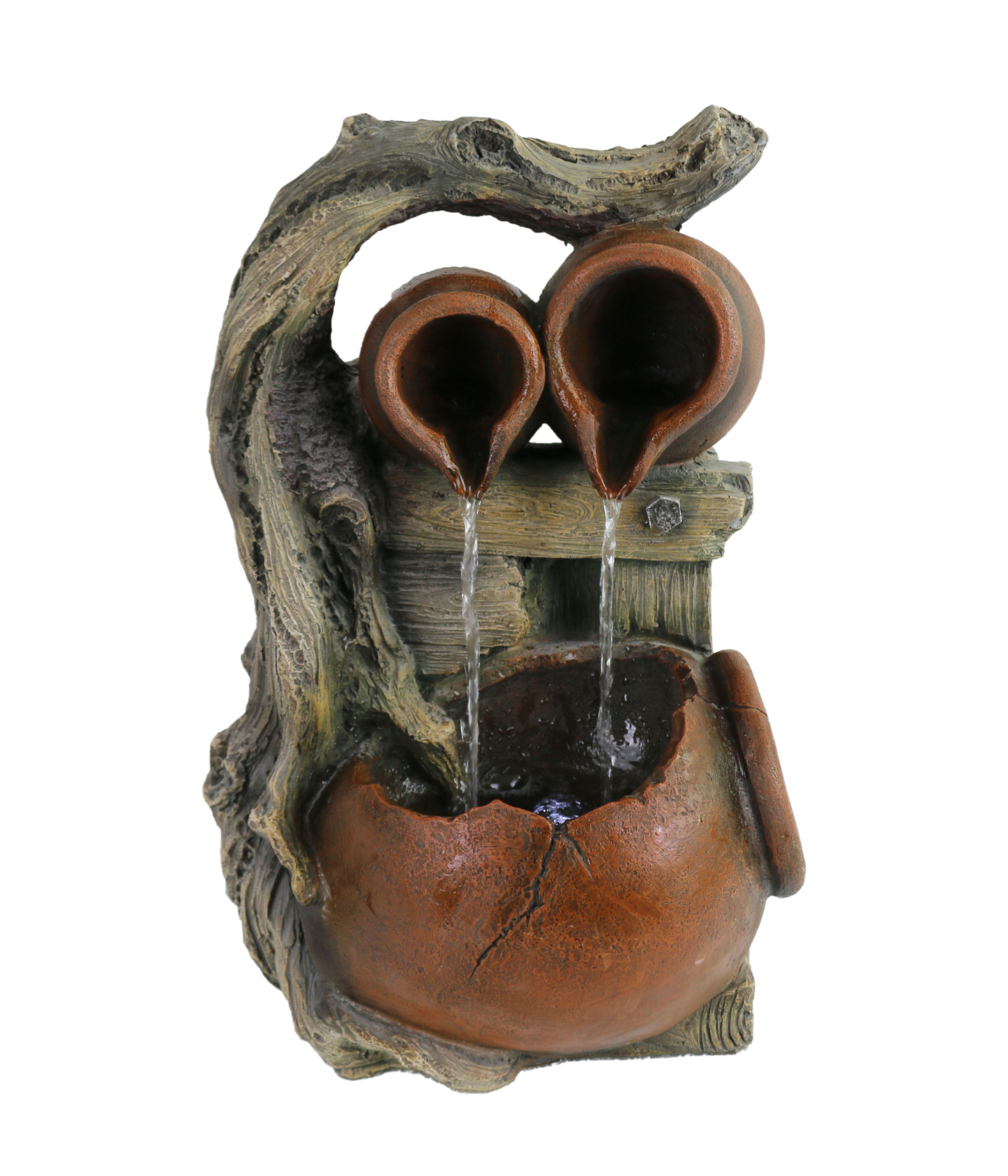 Wood Pots Water Feature