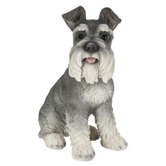 Schnauzer Sitting Statue