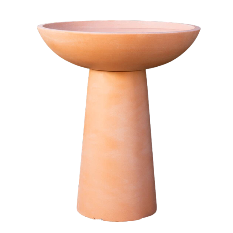 Finch Birdbath Bird Bath Small Terracotta